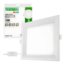 Ver imagem 4 de Painel Led Lux Recuado 18w Quadrado Embutir 6500k