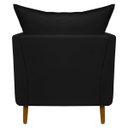 Ver imagem 6 de Poltrona Decorativa para Sala Recepção Escritório Consultório Reforçada Eliza Tecido Suede