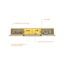 Ver imagem 6 de Rack Nicho Suspenso Led Reflecta 3 Porta Matiz 2150 Offwhite
