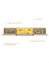Ver imagem 6 de Rack Nicho Suspenso Led Reflecta 3 Porta Matiz 2150 Offwhite