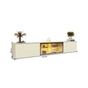 Ver imagem 5 de Rack Nicho Suspenso Led Reflecta 3 Porta Matiz 2150 Offwhite
