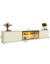 Ver imagem 5 de Rack Nicho Suspenso Led Reflecta 3 Porta Matiz 2150 Offwhite