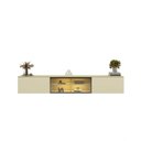 Ver imagem 4 de Rack Nicho Suspenso Led Reflecta 3 Porta Matiz 2150 Offwhite