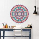 Ver imagem 1 de Adesivo de Parede New Mandala 18 Arte Destaque 0,90 X 0,90 Metros