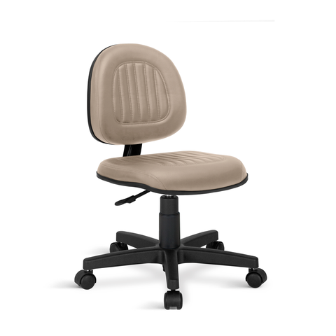Cadeira Executiva Costura H Universal Bege