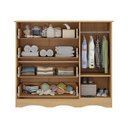 Ver imagem 5 de Cômoda Infantil 95cm 1 Porta e 4 Gavetas Realeza Multimóveis Mp4454 Madeirado