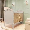 Ver imagem 1 de Berço Minicama 3 em 1 100% MDF Maya Espresso Móveis Bege/Off White/Amêndoa/Corino Branco