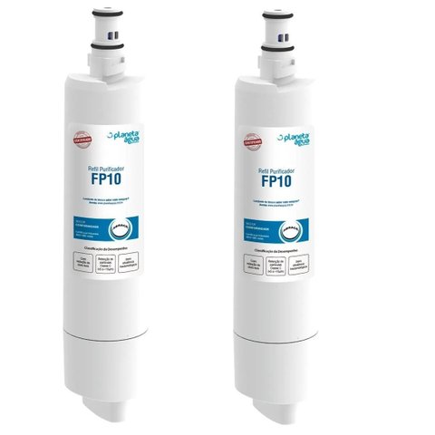 Kit 2 Refis Fp10 para Purificadores Consul Cpb34, Cpb34ab, Cpb34as, Cpb34af, Cpc35, Cpb36af, Cpb36ab