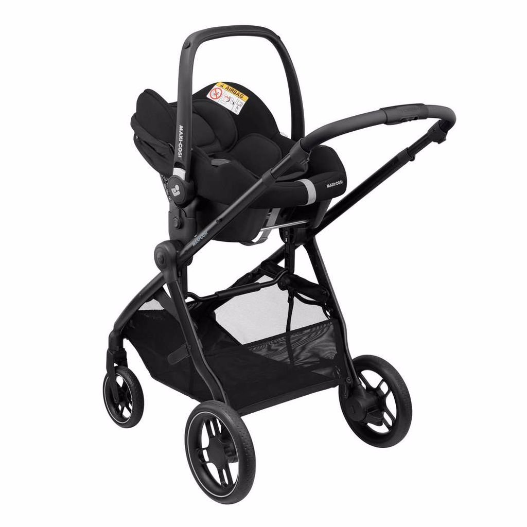 Carrinho de Bebê com Bebê Conforto Travel System Anna³ Trio Maxi-Cosi Essential Black - 13