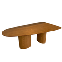Ver imagem 1 de Mesa de Jantar Orgânica Duo 140x90cm Freijó Modelar Moveis