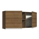 Ver imagem 6 de Armário de Cozinha Aéreo 150 cm 2 Portas e 2 Nichos Rustic Glamy Madesa