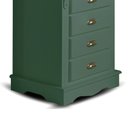 Ver imagem 3 de Mesa de Cabeceira 4 Gavetas Manchester 2044 Linz Móveis - Verde Musgo