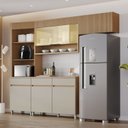 Ver imagem 1 de Cozinha Completa Modulada 4 Peças 5 Portas 3 Gavetas 100% MDF Mista