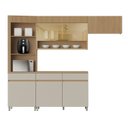 Ver imagem 2 de Cozinha Completa Modulada 4 Peças 5 Portas 3 Gavetas 100% MDF Mista