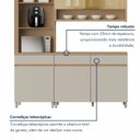 Ver imagem 4 de Cozinha Completa Modulada 4 Peças 5 Portas 3 Gavetas 100% MDF Mista