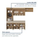 Ver imagem 5 de Cozinha Completa Modulada 4 Peças 5 Portas 3 Gavetas 100% MDF Mista