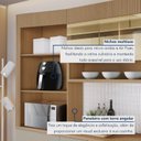 Ver imagem 6 de Cozinha Completa Modulada 4 Peças 5 Portas 3 Gavetas 100% MDF Mista