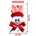 Ver imagem 2 de Kit 2 Pendente Páscoa Coelho para Porta Trinco Enfeite 23cm