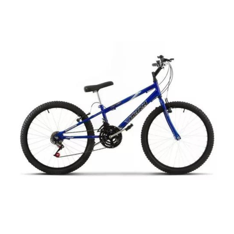 Bicicleta de Passeio Ultra Bikes -18 Marchas Freios V-brakes Cor:azul