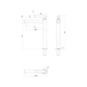Ver imagem 4 de Torneira Deca de Mesa Bica Alta para Lavatório Beta Black Matte – 1189.BL109.Mt