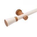 Ver imagem 1 de Kit Varão Simples de Cortina 28mm 400cm com Emenda Jade Prime Belchior