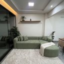 Ver imagem 2 de Sofá Orgânico Módulo Curvo Siena 2,6MTS Boucle Verde - Montanari'S Decor
