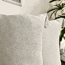 Ver imagem 2 de Capa para Almofada Quadrada - Tricô - Off White Almofadas Estilo