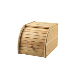 Porta Pão Pequeno com Abertura Frontal Sense 20 X 27 X 18 Cm Bambu ou - 1