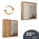 Ver imagem 7 de Guarda Roupas 2 Portas Solteiro Real Madeirado Off White