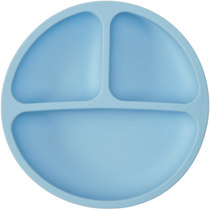 Pratinho em Silicone com Ventosas Azul Buba