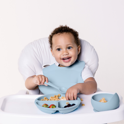 Pratinho em Silicone com Ventosas Azul Buba - 3