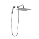 Ver imagem 2 de Ducha Chuveiro Inox 30 Cm C/ Chuveirinho de Mão Abs C/ Trava