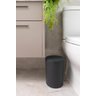 Lixeira para Banheiro com Tampa 5 Litros Coza Serene Cinza Chumbo - 2