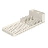 Escorredor de Louça e Tapete de Copo Compacto Single Bege Off White - 1