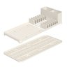 Escorredor de Louça e Tapete de Copo Compacto Single Bege Off White - 2