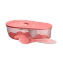 Ver imagem 2 de Prato Fundo com Divisória e Colher Rosa - Multikids
