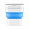 Lixeira Automática Dobrável com Sensor Azul - 1