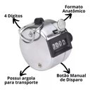 Ver imagem 4 de Contador Manual Numérico 4 Dígitos Passos Pessoas Produtos