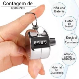 Contador Manual Numérico 4 Dígitos Passos Pessoas Produtos - 2