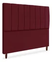 Ver imagem 2 de Cabeceira de Cama Box Carla Casal 140 Cm Suede Bordo do Lar Móveis e Decoração