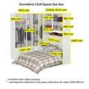 Ver imagem 3 de Dormitório Queen Size 1218 Direito San Remo