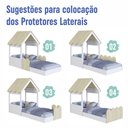 Ver imagem 4 de Cama Infantil Montessoriana Casinha Ccm040 Infanto Branco Carvalho Araguaia Completa Móveis