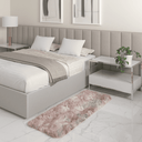 Ver imagem 1 de Tapete Passadeira Quarto Antiderrapante Mesclado Bege 50 X 140 Cm