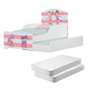 Ver imagem 1 de Mini Cama Infantil com Auxiliar Pop Pequenas Bailarinas com Colchões