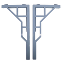 Ver imagem 1 de Varal Roupas Parede ou Muro Articulado 5 Cordas Branco. O Mais Forte e Bonito ALL STYLE