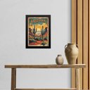 Ver imagem 1 de Quadro Decorativo Arizona Usa 24x18cm - com Vidro:moldura Preta