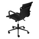 Ver imagem 3 de Cadeira de Escritório Eames Dark Esteirinha Baixa - Preta