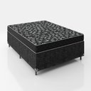 Ver imagem 1 de Cama Box Viúva + Colchão Espuma D20 - 51x128x188cm - e-Shop Casa - Suede Preto