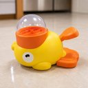 Ver imagem 4 de Petisqueira Interativa para Cachorro Alimentador Pet Dispenser de Ração Pato Amarelo