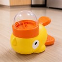 Ver imagem 3 de Petisqueira Interativa para Cachorro Alimentador Pet Dispenser de Ração Pato Amarelo